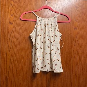 Francesca’s patterned tank blouse